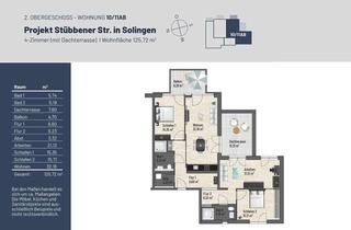 Wohnung kaufen in Stübbener Straße 76, 42719 Wald, 126 m² 4-Z. // Exklusive Dachterrassen Wohnung