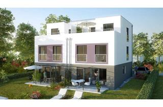 Doppelhaushälfte kaufen in 06217 Beuna (Geiseltal), Doppelhaushälfte im Bauhausstil mit Dachterrasse KfW 40
