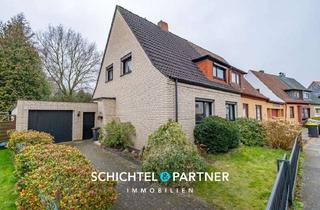 Doppelhaushälfte kaufen in 28309 Hemelingen, Bremen - Hemelingen | Charmante Doppelhaushälfte mit großem Garten und Garage in ruhiger Wohnlage