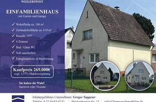 Einfamilienhaus kaufen in 53919 Weilerswist, Weilerswist - Freistehendes Einfamilienhaus mit Garage und großem Gartenarial