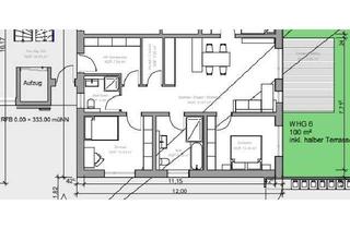 Wohnung kaufen in Karlsruher Straße, 76307 Karlsbad, Erstbezug: Großzügige 3-Zimmer-Wohnung mit Balkon und gehobener Innenausstattung in Karlsbad