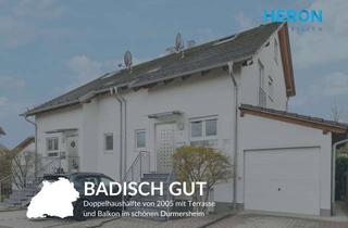 Doppelhaushälfte kaufen in 76448 Durmersheim, BADISCH GUT - Doppelhaushälfte von 2005 mit Terrasse und Balkon im schönen Durmersheim