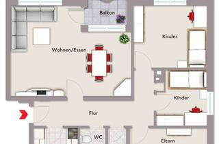 Anlageobjekt in 49406 Barnstorf, 90m² , 4 Zimmer Eigentumswohnung in 49406 Barnstorf