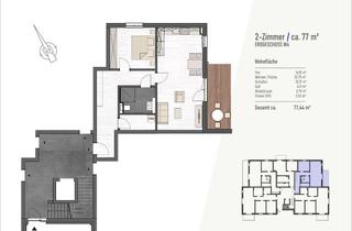 Wohnung mieten in Alexander-Behm-Straße, 23966 Wismar-West, Neubau. Stilvolle 2-Zimmer-Erdgeschosswohnung mit Balkon in Wismar