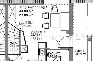 Wohnung kaufen in 26629 Großefehn, Großefehn - Singlewohn. in einem original ostfriesischen Gulfhof im Ortskern