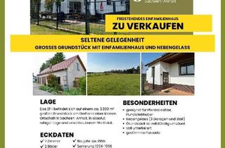 Einfamilienhaus kaufen in 06536 Südharz, Südharz - Einfamilienhaus** großes Grundstück, Garagen, Nebengelass