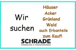 Haus kaufen in 39615 Werben, Wir suchen Immobilien aller Art...Häuser, Acker, Grünland, Wald auch Erbanteile zum Kauf!