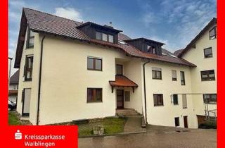 Wohnung kaufen in 71549 Auenwald, Schöne 3-Zimmer-Wohnung mit Terrasse und Garten in Auenwald!