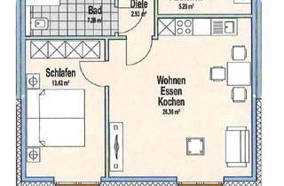Wohnung mieten in 48366 Laer, Neubau-Mietwohnung (62 m² Wohnfläche) mit Balkon in Laer!