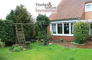 Haus kaufen in 31582 Nienburg (Weser), Nienburg-geschmackvoll modernisiertes Reihenendhaus mit Garage und kleinem Garten