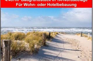 Grundstück zu kaufen in 26434 Wangerland, 4.437m² großes Abrissgrundstück in 1A - Nordsee-Lage, für eine Wohn- oder Hotel Bebauung bestens gee