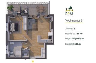 Wohnung kaufen in Konrad-Adenauer-Straße 88, 53343 Wachtberg, ️ Erstbezug in Wachtberg Moderne 2-Zi. Wohnung im Wohnoase 'KA88'. Natur und Komfort vereint!