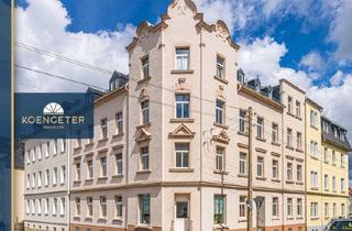 Haus kaufen in 08371 Glauchau, Hochwertiges Wohn- und Geschäftshaus in Top Lage mit 8% Sollrendite