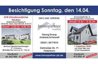 Einfamilienhaus kaufen in 33154 Salzkotten, Salzkotten - Neubau Einfamilienhaus; für junge Familien mit Fördermittel finanzieren !