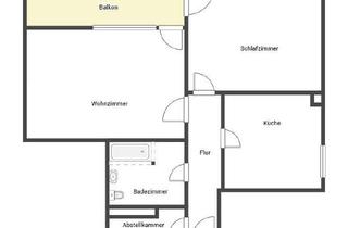Wohnung mieten in Bayernplatz 10, 67433 Neustadt, Großzügige 2-Zimmer-Wohnung in Neustadt mit tollem Balkon