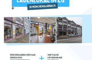 Geschäftslokal mieten in 41061 Mönchengladbach, Dein neues Ladenlokal in Mönchengladbach: 150 m² pure Freiheit!
