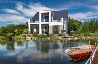 Haus kaufen in 39240 Calbe (Saale), Leben am Wasser im Hamptons Style - 10 Jahre Heiz - und Energiekosten geschenkt