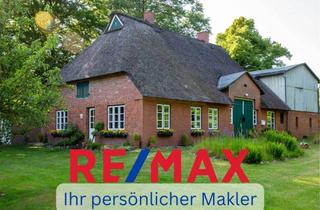 Haus kaufen in 25767 Albersdorf, Provisionsfrei für Käufer! Dithmarscher Perle in Alleinlage direkt am Naturschutzgebiet