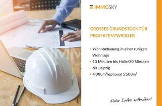 Grundstück zu kaufen in 06188 Hohenthurm, Großes Baugrundstück für Projektentwickler 30 Minuten von Leipzig