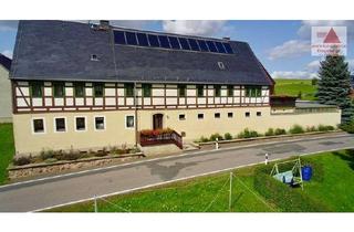 Einfamilienhaus kaufen in 01762 Hartmannsdorf-Reichenau, Fachwerkhaus bei Dresden: Einfamilienhaus|Zweifamilienhaus mit 2 WE, Scheune, Garagen & opt. Gewerbe