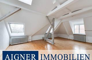 Wohnung kaufen in 80636 München, München - AIGNER - Helle Dachgeschosswohnung mit flexibler Nutzungsmöglichkeit in ruhiger Lage Neuhausen