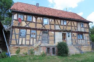 Bauernhaus kaufen in 97633 Sulzfeld, Sulzfeld - Kleiner Bauernhof mit solidem Doppel Fachwerkhaus in ruhiger Lage