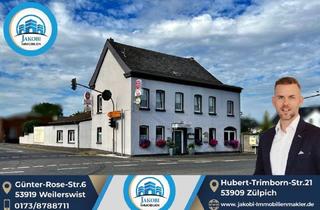 Haus kaufen in 53881 Euskirchen, Euskirchen - *Provisionsfrei*Wohn- & Geschäftshaus mit viel Potential in Euenheim. (2 Wohneinheiten & Restaurant)