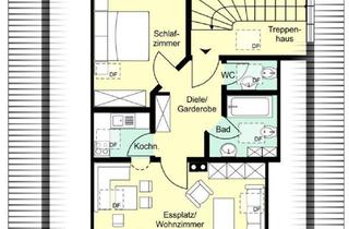 Wohnung kaufen in 84419 Schwindegg, Tapetenwechsel - Künftig gemütlich wohnen unter´m Dach in Schwindegg!
