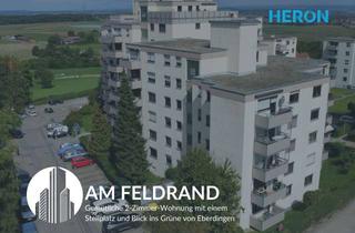 Wohnung kaufen in 71735 Eberdingen, AM FELDRAND - Gemütliche 2-Zimmer-Wohnung mit Parkplatz und Aussicht ins Grüne in Eberdingen