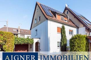 Einfamilienhaus kaufen in 80935 München, AIGNER - Harmonisches Ensemble: Mehrfamilienhaus verbunden mit charmantem Einfamilienhaus