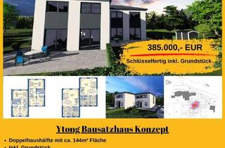 Doppelhaushälfte kaufen in Zur Sandgrube, 66839 Schmelz, Neubau Doppelhaushälfte inkl. Grundstück Schlüsselfertig als Ytong Bausatzhaus