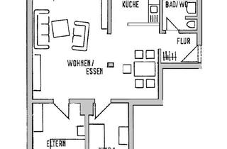 Wohnung mieten in 08491 Netzschkau, ++ 3-Raum-Wohnung mit Balkon und Pkw-Stellplatz ++