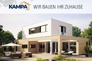 Haus kaufen in 54317 Osburg, Osburg - Elegante Holzbau-Architektur Flachdachhaus KAMPA Selbstversorgerhaus mit viel Licht und Freiraum