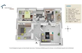 Wohnung kaufen in 55120 Mainz, Mainz - Sehr gut geschnittene u. helle 3 Zimmer Wohnung mit Loggia in sehr guter Lage