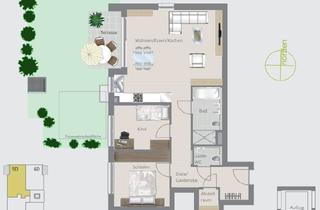Wohnung mieten in Dinkelstraße, 70825 Korntal-Münchingen, Traumhafte Gartenwohnung - 3,5 Zimmer im Neubaugebiet Korntal!