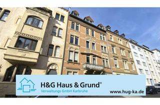 Mehrfamilienhaus kaufen in 76137 Südweststadt, KA-Südweststadt! Vermietetes Mehrfamilienhaus mit 5 WE, EBK, Balkonen, Hinterhaus und Garage
