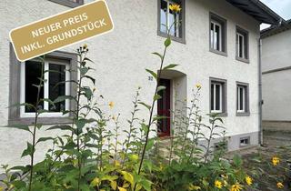 Haus kaufen in 79805 Eggingen, Doppelhaus (ehem. Pfarrhaus) a.d. Schweizer Grenze inkl. Grundstück