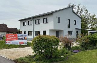 Doppelhaushälfte kaufen in 85126 Münchsmünster, Münchsmünster - Doppelhaus Neubau, inkl. 500 m² Grundstück, Garage und Carport, Massivbau, KfW-40-QNG, nahe Ingolstadt