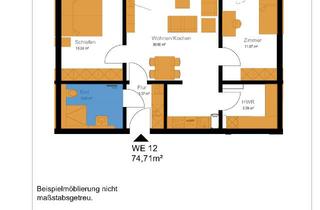 Wohnung mieten in Schiefkoppel 74 a, 24340 Eckernförde, **Erstbezug, 2. FW** 3-Zimmerwohnung mit Balkon zum 16.10.2024!