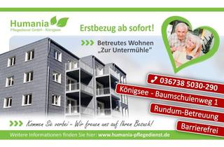 Wohnung mieten in Baumschulenweg, 07426 Königsee, Betreutes Wohnen "Zur Untermühle"