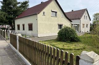 Haus kaufen in 01594 Riesa, Viel Haus + Garten + Schuppen + Schwimmbad in einem Vorort von Riesa