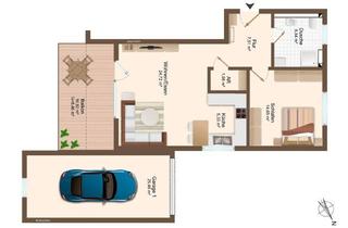 Wohnung kaufen in 78628 Rottweil, Rottweil - 2-Zimmer Wohnung mit Balkon !
