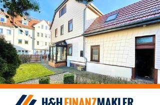 Haus kaufen in 99867 Gotha, Gotha - Zentrumsnahes Zweifamilienhaus mit Garage und Werkstatt