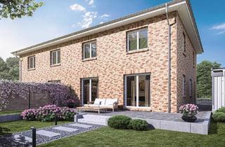 Villa kaufen in 22529 Lokstedt, MEINE TRAUM-DOPPEL-VILLA LOKSTEDT 125m² KLINKER+KFW40 Traumlage 5 Zi (opt. PV-Anlage+Speicher)