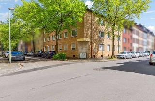 Wohnung kaufen in 47119 Laar, Sanierungsbedürftige Erdgeschosswohnung mit Balkon in Duisburg/Laar
