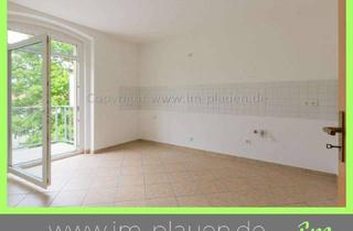 Wohnung mieten in Straßberger Straße 90, 08527 Neundorfer Vorstadt, sonniger WEST Balkon + Laminat + Bad mit Wanne - zentrumsnah
