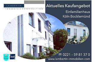 Einfamilienhaus kaufen in 50829 Bocklemünd/Mengenich, Stadtnah und grün - hübsches Einfamilienhaus in Bocklemünd