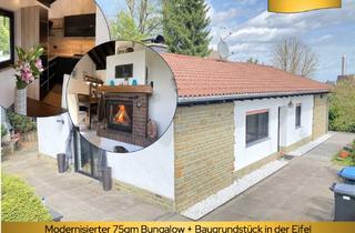 Haus kaufen in Am Seewinkel, 54584 Feusdorf, Modernisierter Bungalow + Baugrundstück