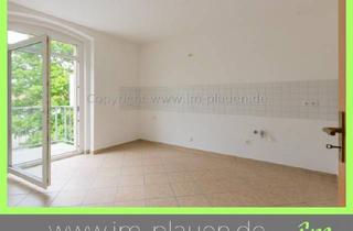 Wohnung mieten in 08527 Plauen, sonniger WEST Balkon + Laminat + Bad mit Wanne - zentrumsnah