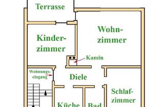 Wohnung mieten in 47574 Goch, Goch - Erdgesch. mit kl. Garten - 84 m² - 3 Z-KDB Terrasse - Kleve - Kevelaer - Niederrhein - Weeze